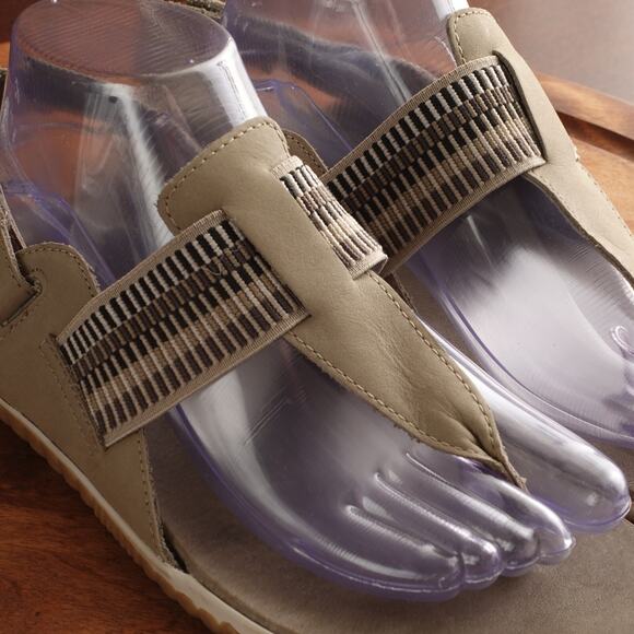 Sorel Sandals Womens SZ 11 Sage Out N About Thong Flat Back Strap Summer Shoes - Picture 6 of 14